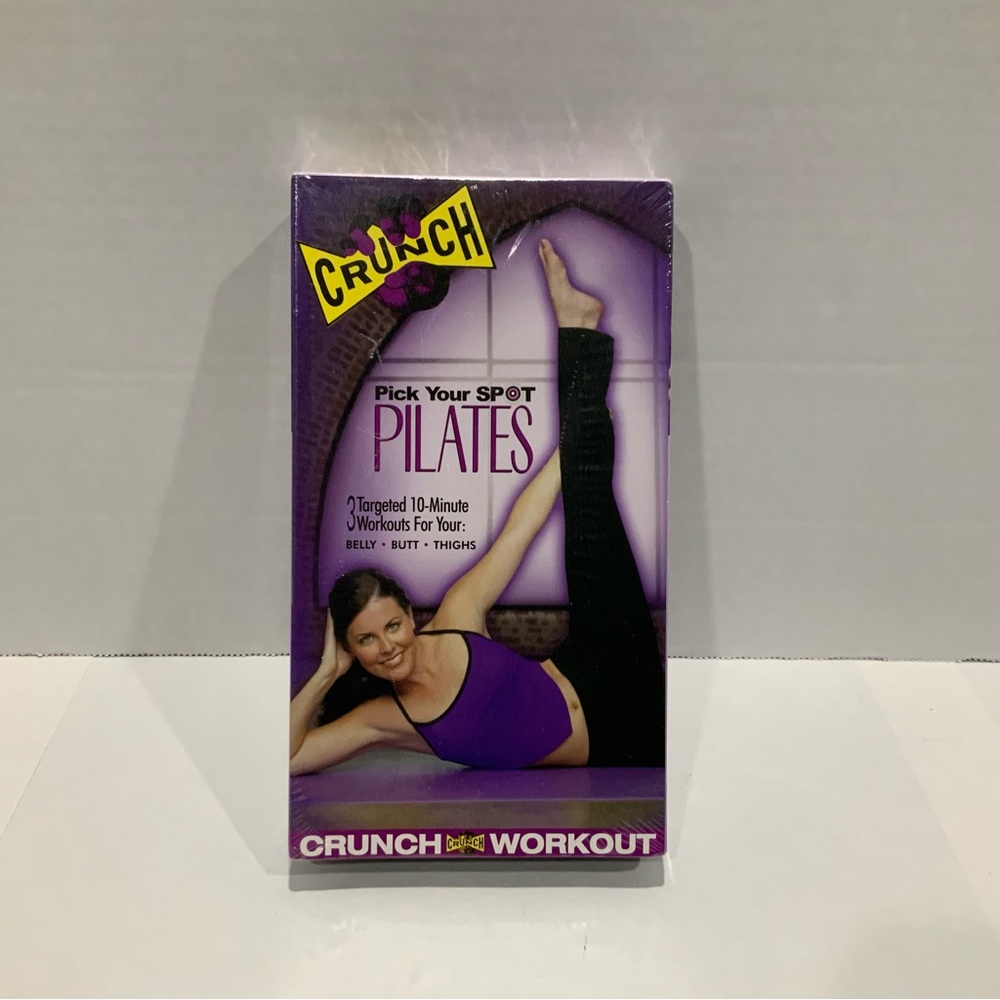 Crunch VHS  Pick Your Spot Pilates 2002 Exercise Workout
